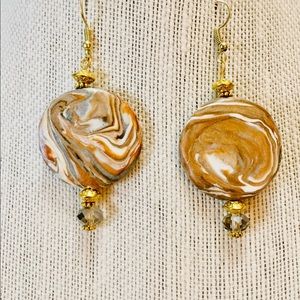 🇺🇸 SPECIAL Marbled Clay Handcrafted Earrings
